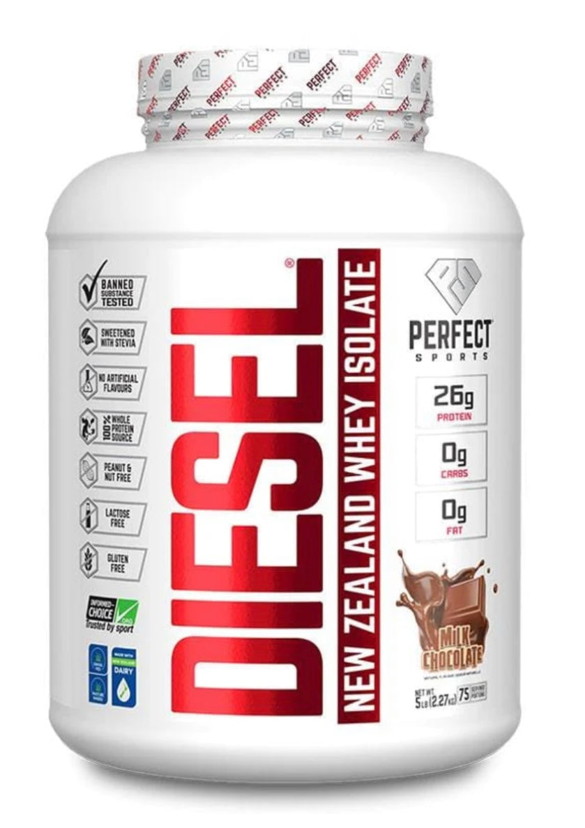 Perfect Sports Diesel - New Zealand π³πΏ Whey Protein Isolate 5 Lbs