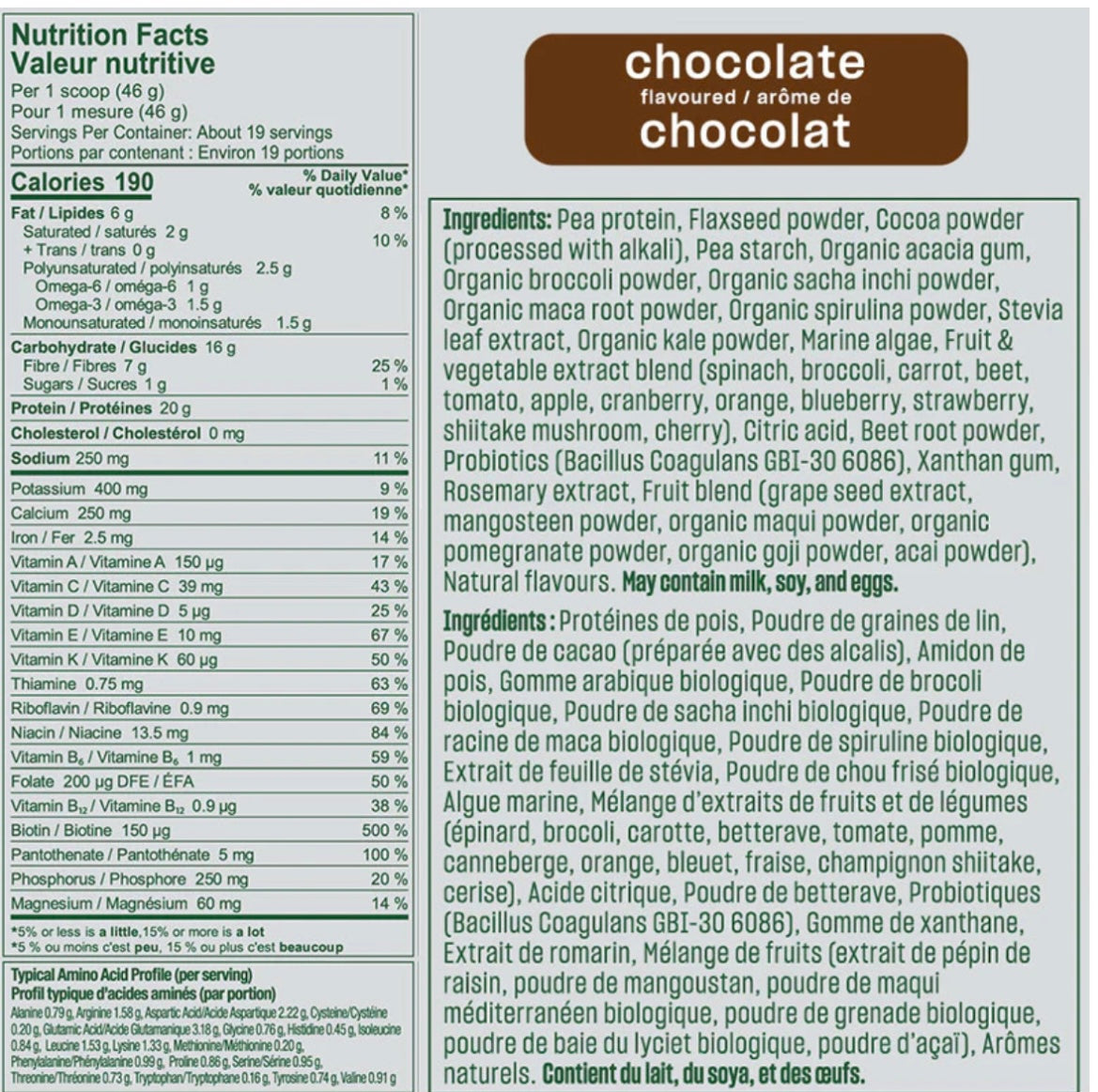 Vega One - Vegan Protein Powder 829-876 grams.