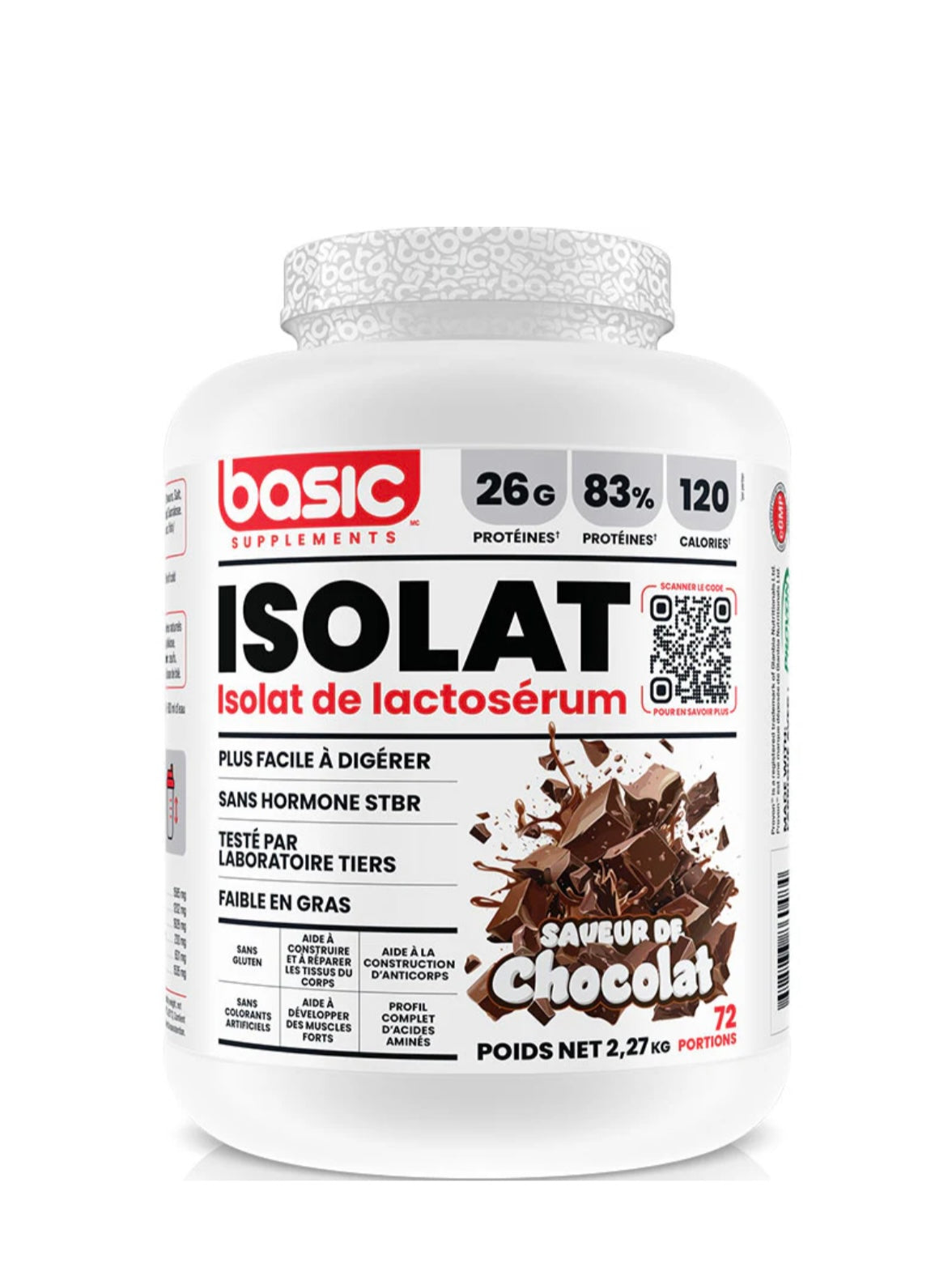 Basic Whey Protein Isolate 5 lbs