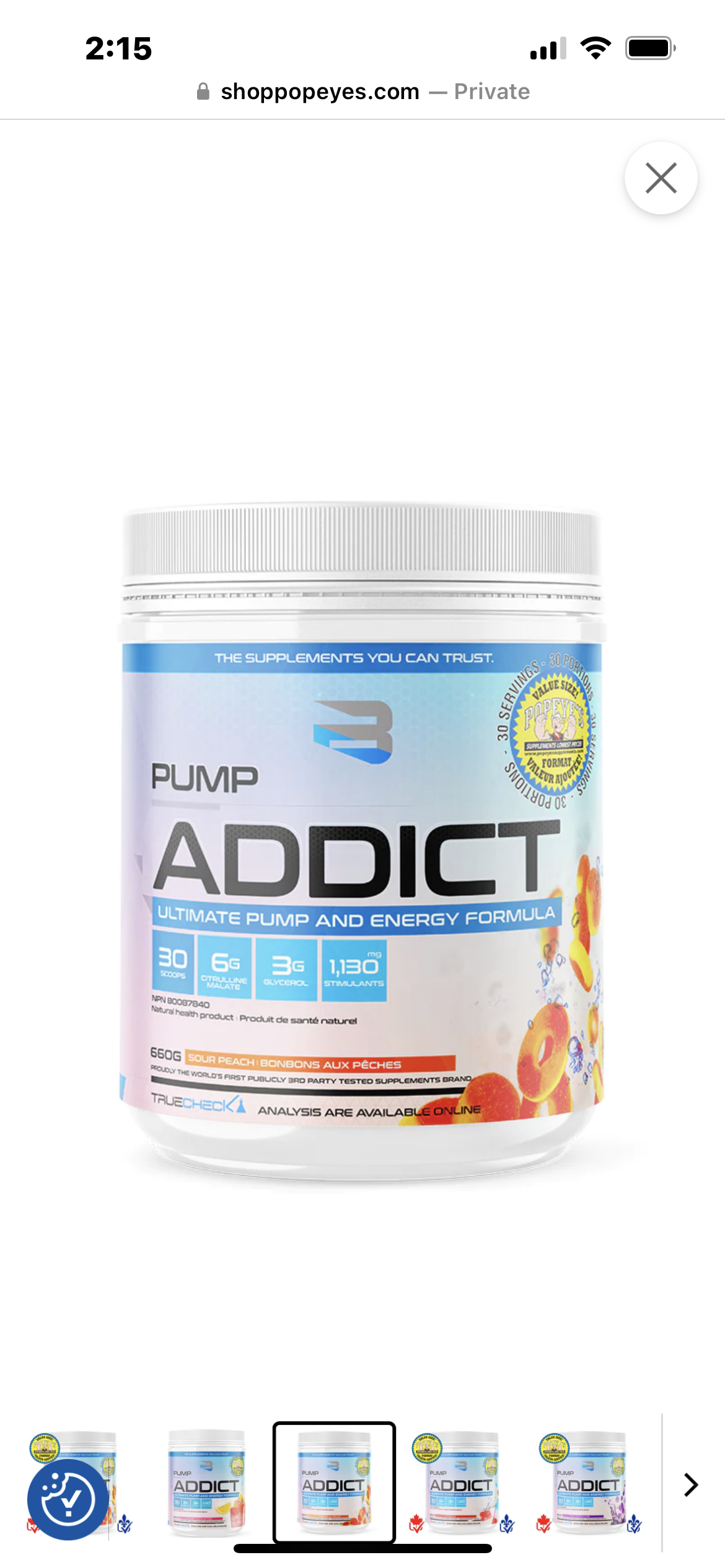 Believe Pump Addict 660 g -   Pre-Workout
