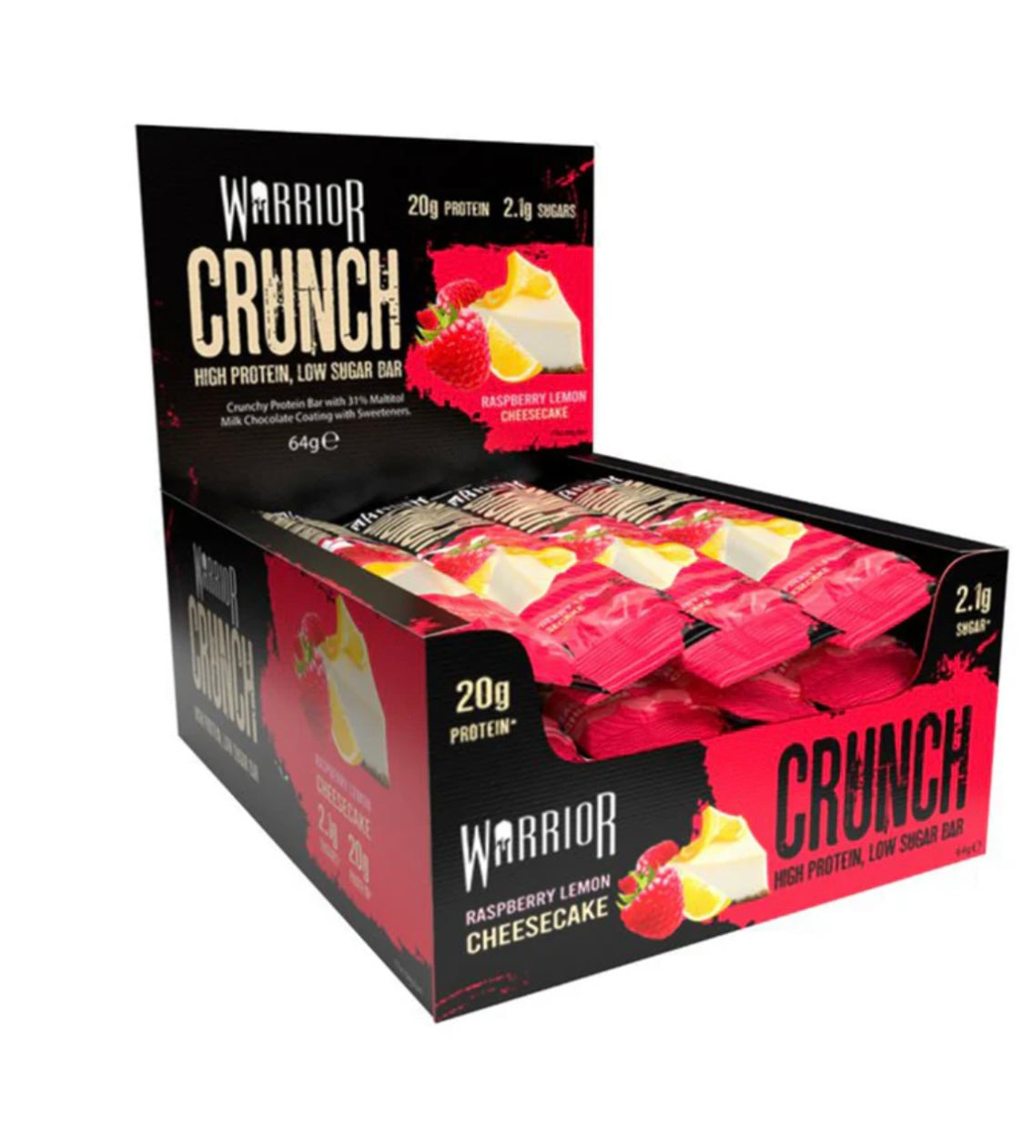 Warrior Crunch Protein Bars BOX OF 12 - Var Flavours