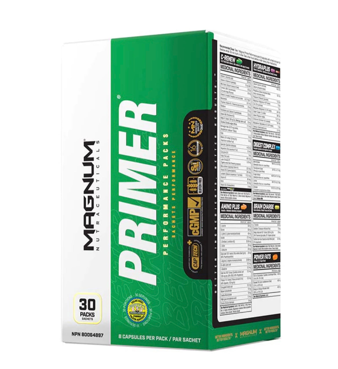 Magnum Primer Multivitamin & Mineral Performance Packs x 30