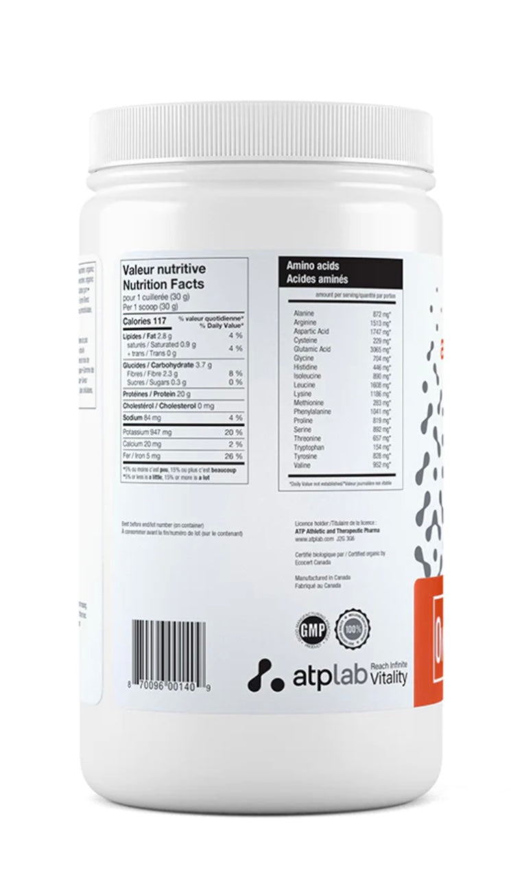 ATP Organic Vegan Protein Blend 900 Grams