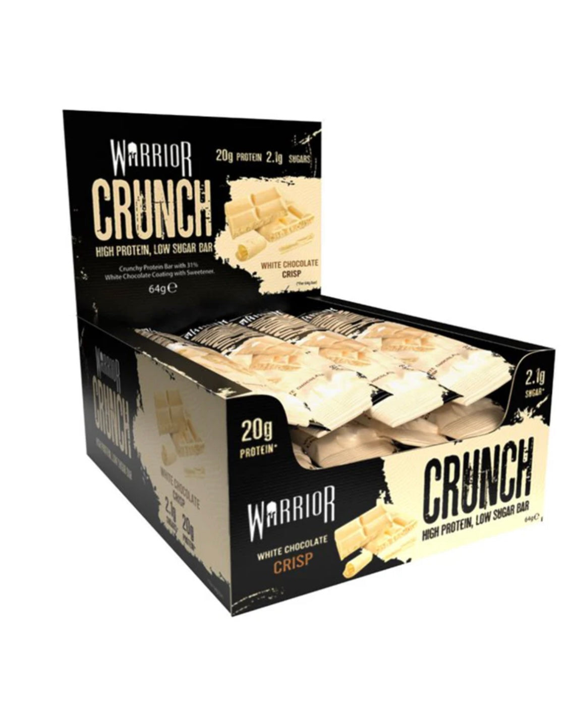 Warrior Crunch Protein Bars BOX OF 12 - Var Flavours
