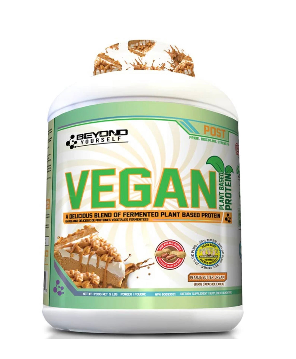Beyond Yourself - Vegan Protein Powder 5 lbs Value Size