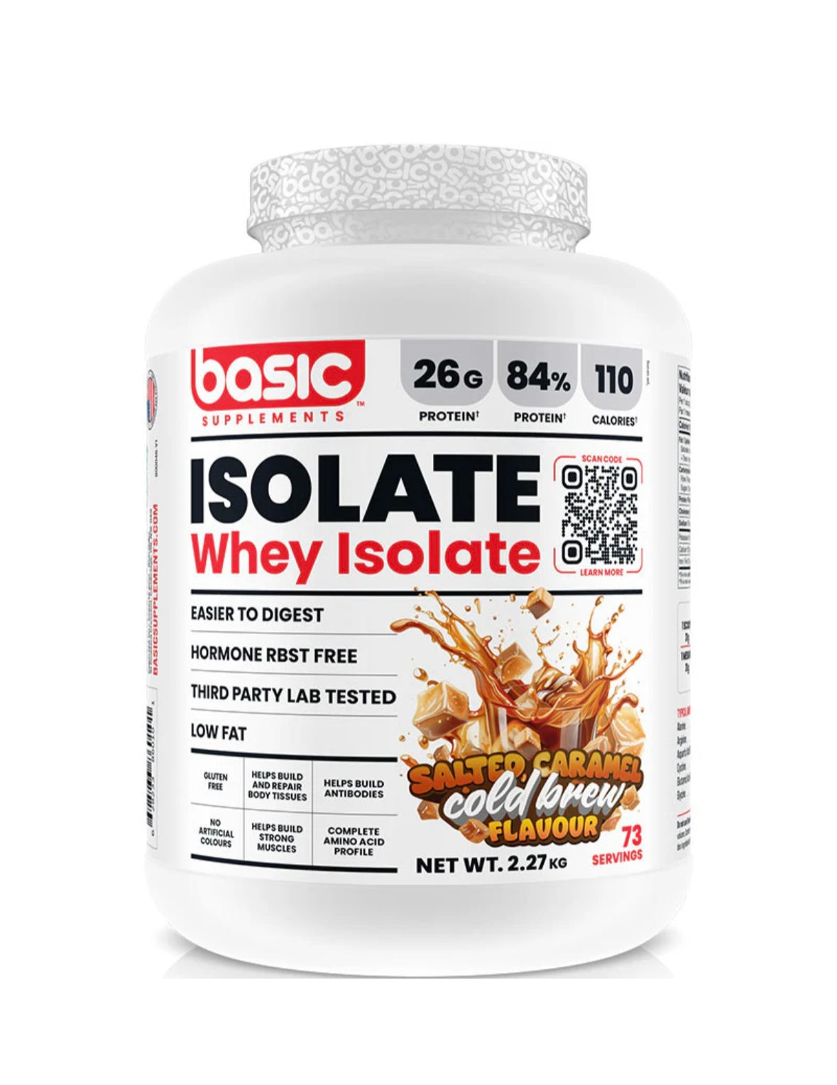 Basic Whey Protein Isolate 5 lbs