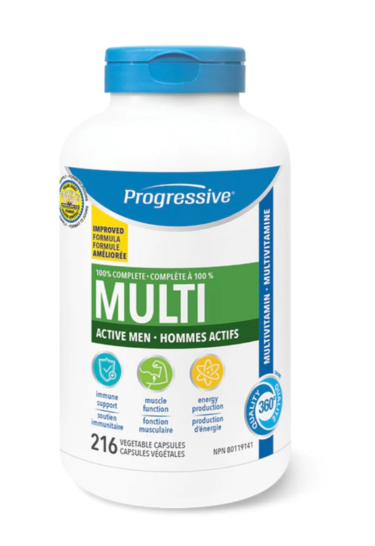 Progressive Men’s Multivitamin - 216 Capsules