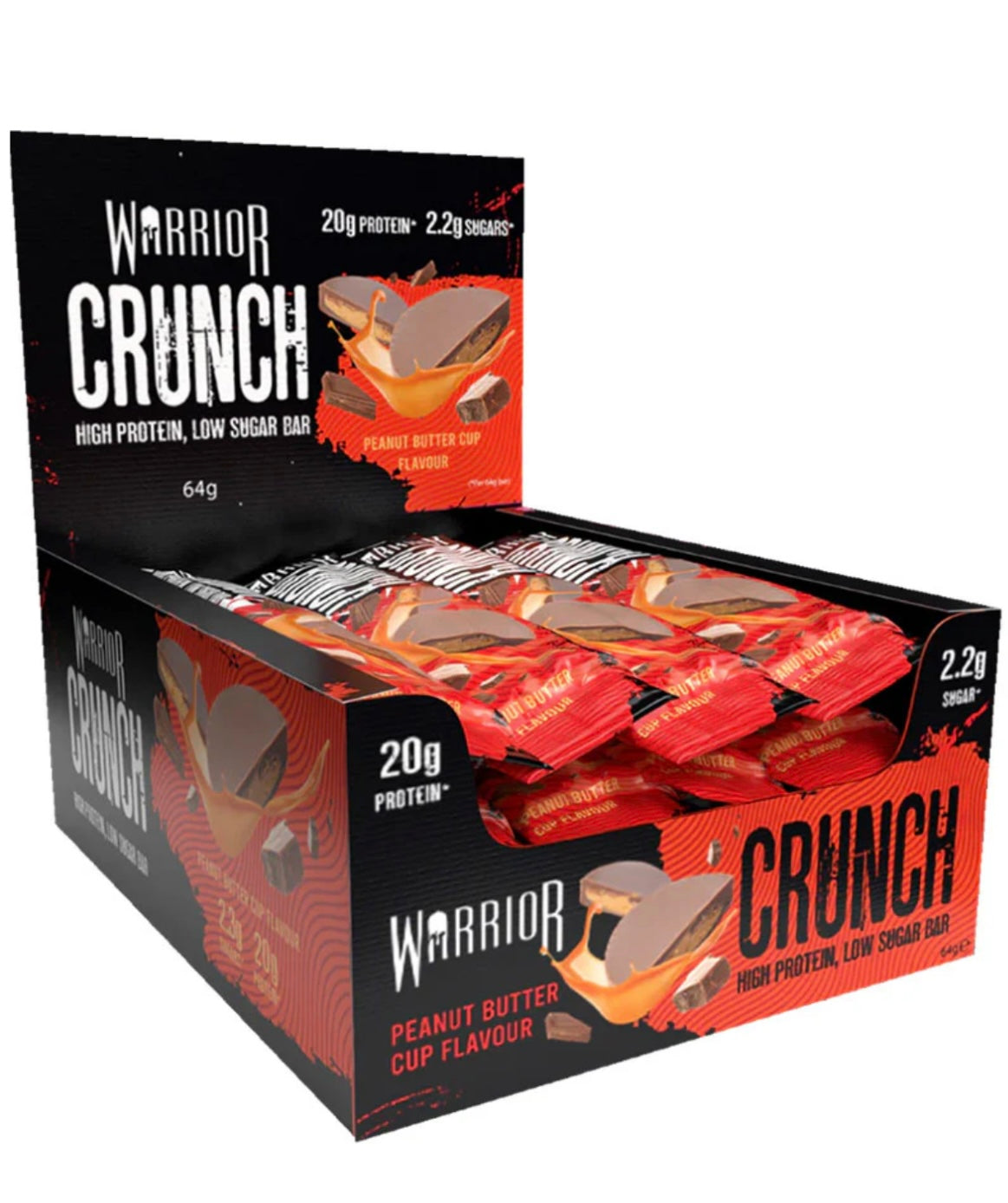 Warrior Crunch Protein Bars BOX OF 12 - Var Flavours