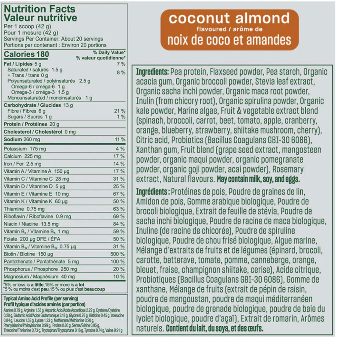 Vega One - Vegan Protein Powder 829-876 grams.