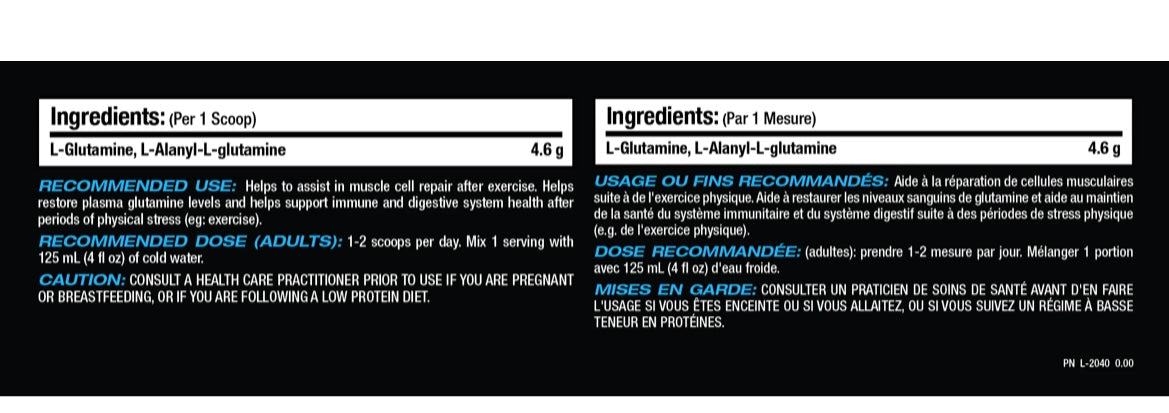 PVL Glutamine Gold Value Size 1100g