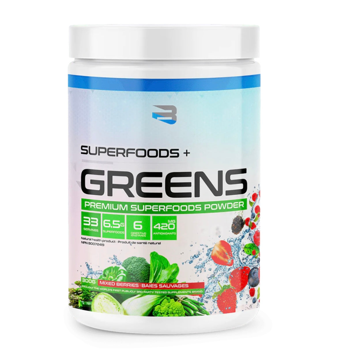 Believe Superfoods + Greens 300g