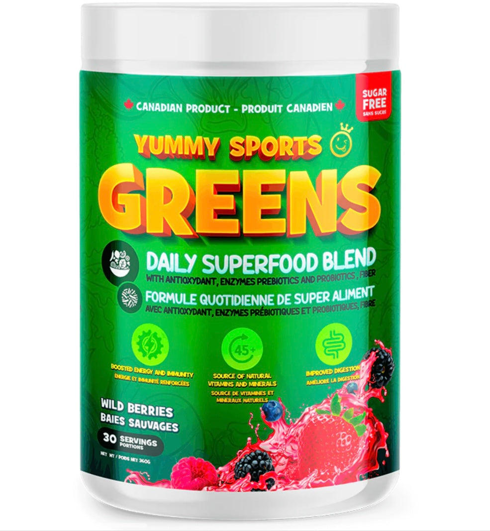 Yummy Sports Greens Superfood Blend - 300g