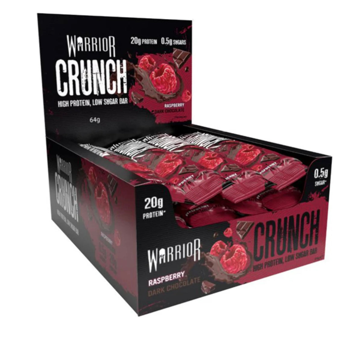 Warrior Crunch Protein Bars BOX OF 12 - Var Flavours