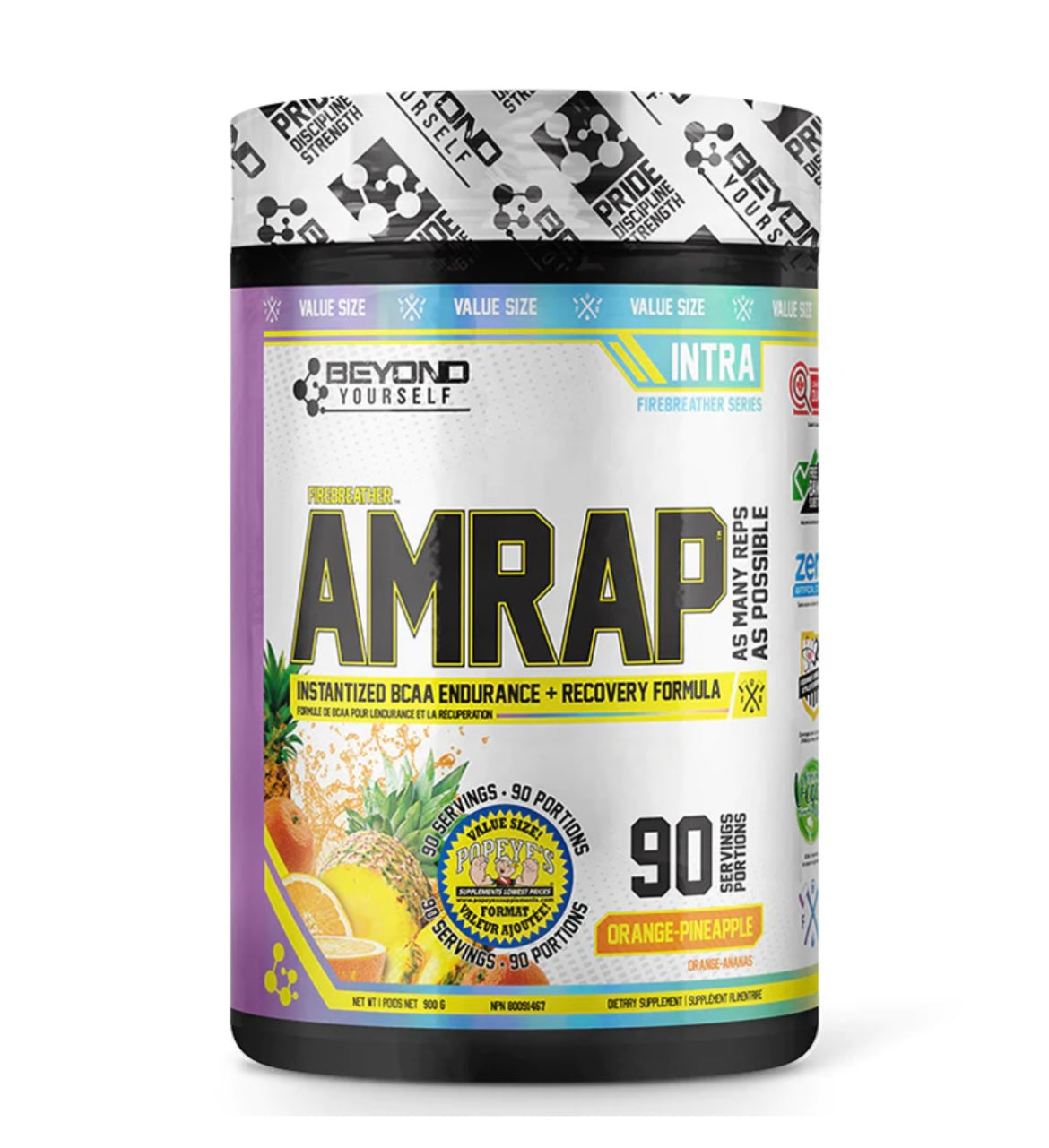 Beyond Yourself - Amrap Bcaa Emdurance & Hydration Formula 90 Servings Value Size